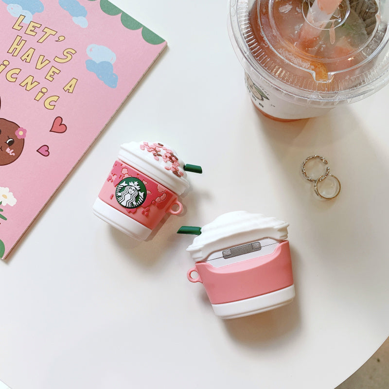 Cute Cup Earphone Set