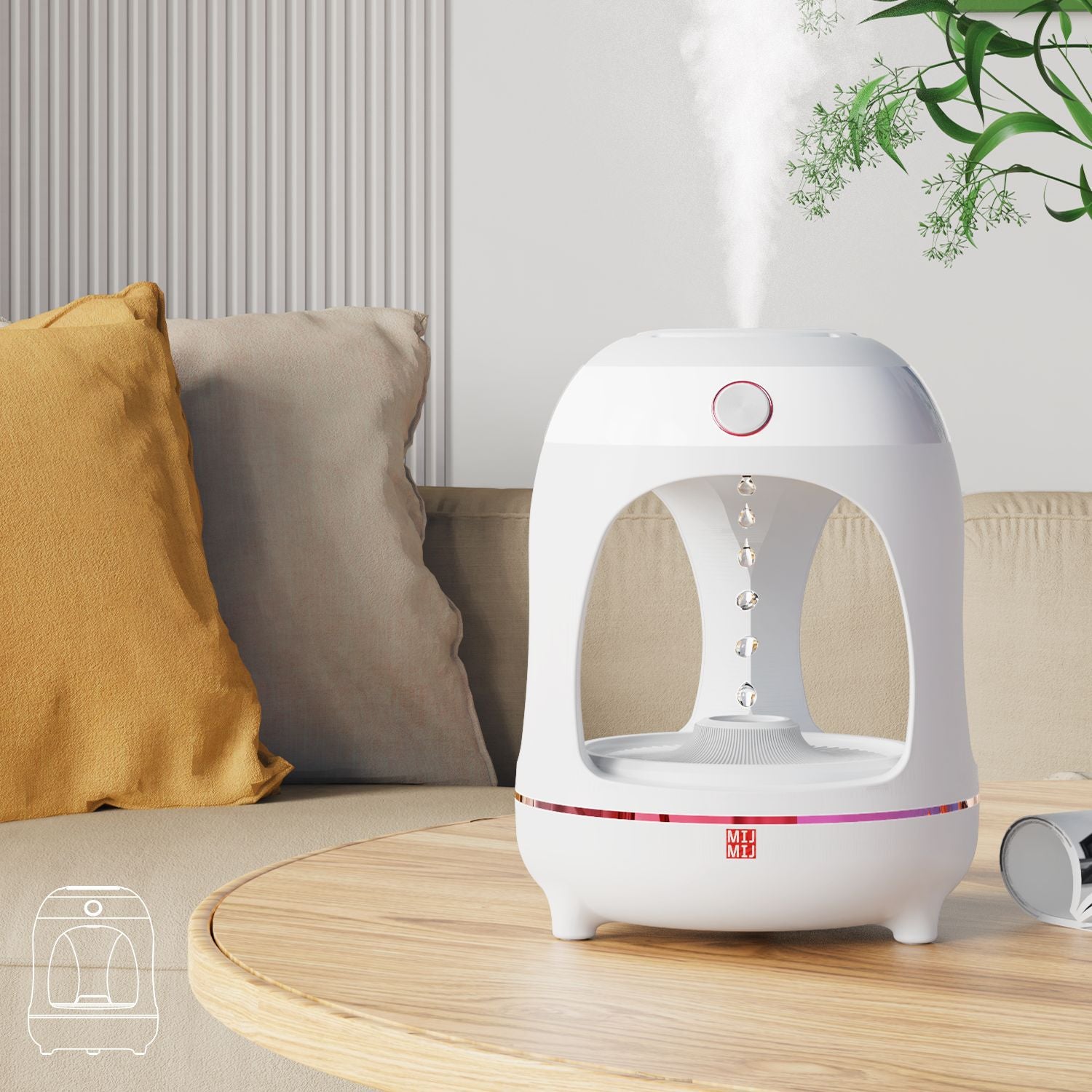 Humidifier Anti Gravity