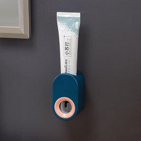 Punch-free toothbrush toothpaste rack